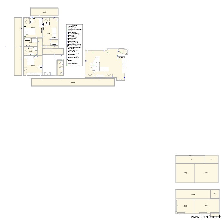 electrique. Plan de 0 pièce et 0 m2