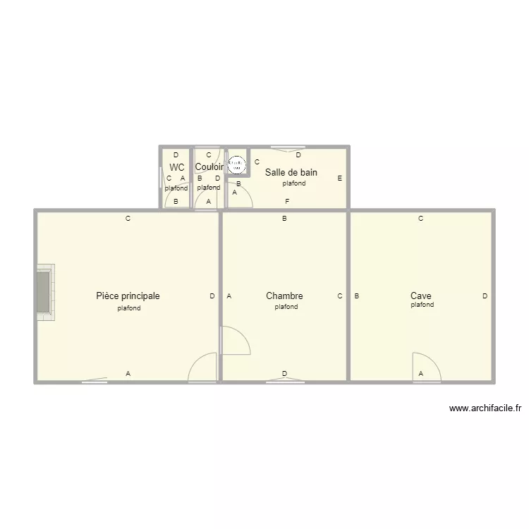 leballeur1 rdc. Plan de 