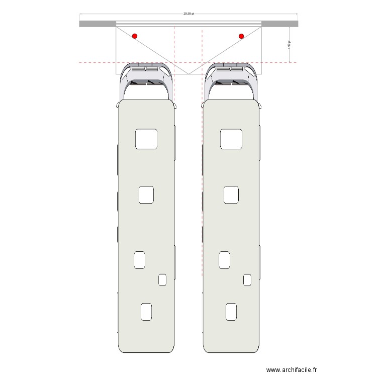 Plan porte sortie. Plan de 0 pièce et 0 m2