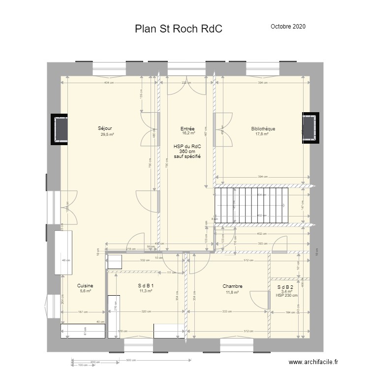 St Roch RdC sans meubles. Plan de 0 pièce et 0 m2