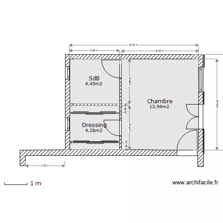 Guerin 1&egrave;re phase. Plan de 