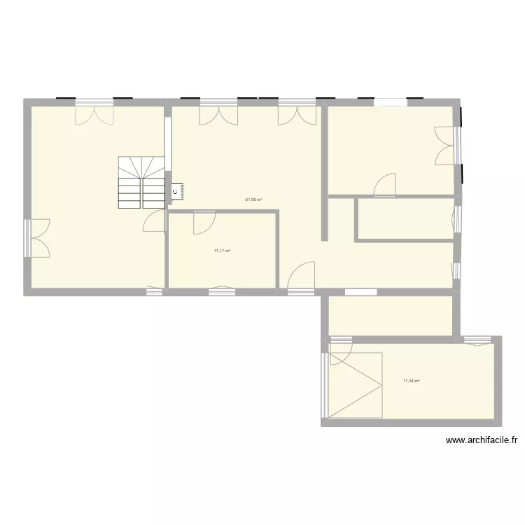 BOUCHEMAINE ETAGE. Plan de 