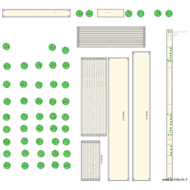 TERRE DES SERRES NUMERO  1 NUMERO  2 NUMERO  3. Plan de 0 pièce et 0 m2