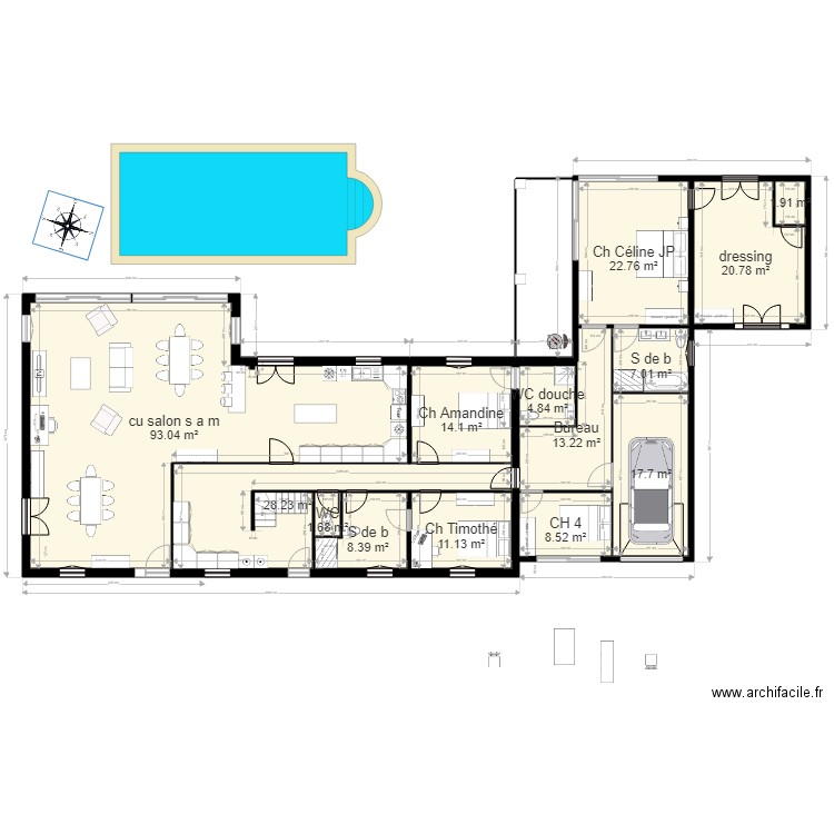 16 greleterie 2 eme projet v7. Plan de 0 pièce et 0 m2