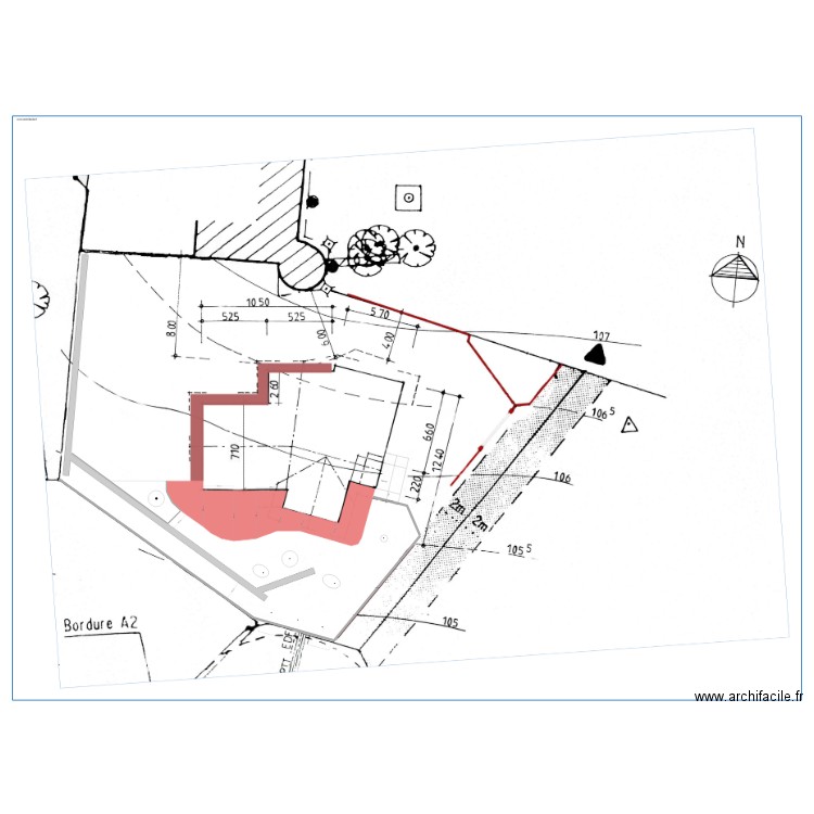 jardin v000. Plan de 0 pièce et 0 m2