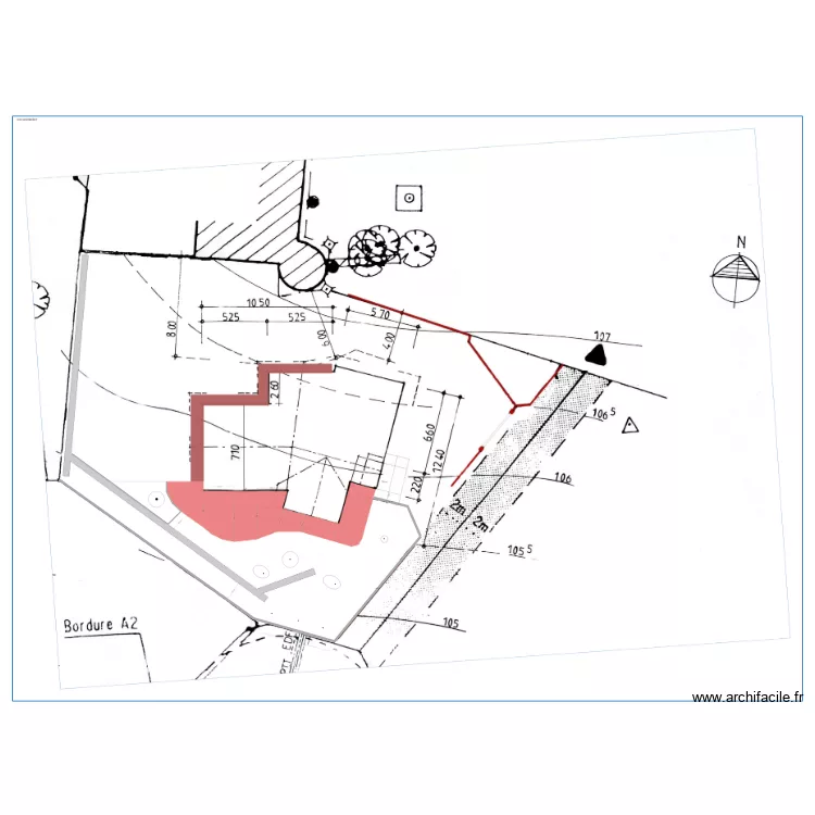 jardin v000. Plan de 