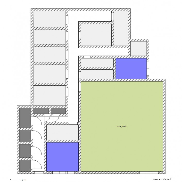 cocci. Plan de 0 pièce et 0 m2