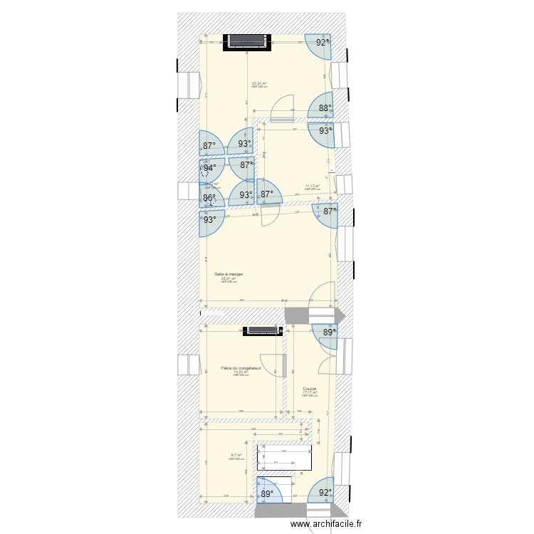 20220210 CHAMAILLARD Existant mamie. Plan de 0 pièce et 0 m2
