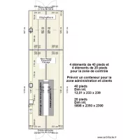 CCT VL avec conteneurs 40 et 20 pieds