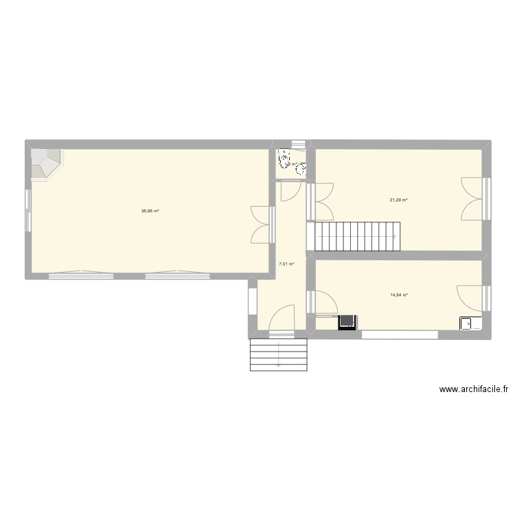 le verneil etage. Plan de 0 pièce et 0 m2