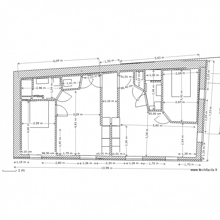 1 etage. Plan de 0 pièce et 0 m2