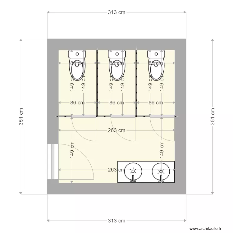 sanitaire lycée St Louis. Plan de sanitaire lycée St Louis. Plan de
