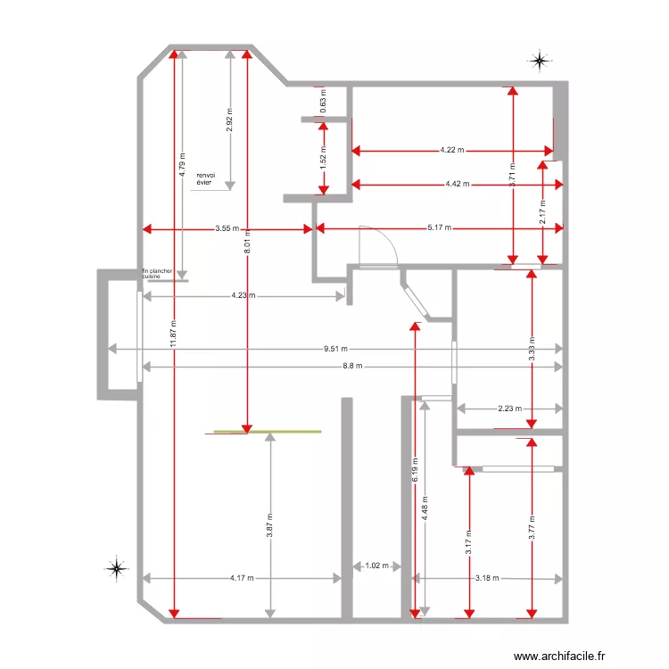 marcel RC et SS. Plan de 