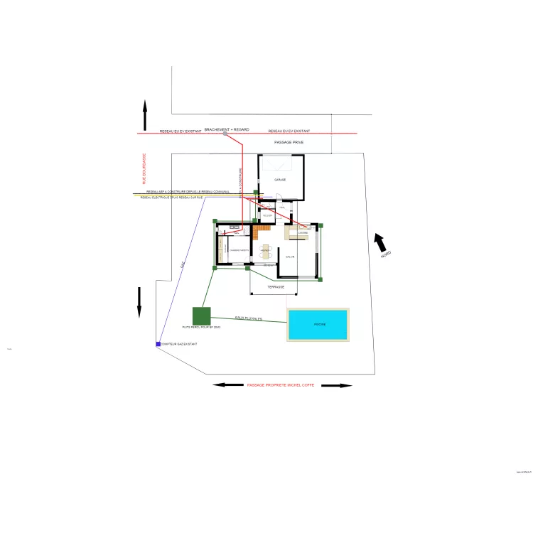 PLAN DES RESEAUX. Plan de 