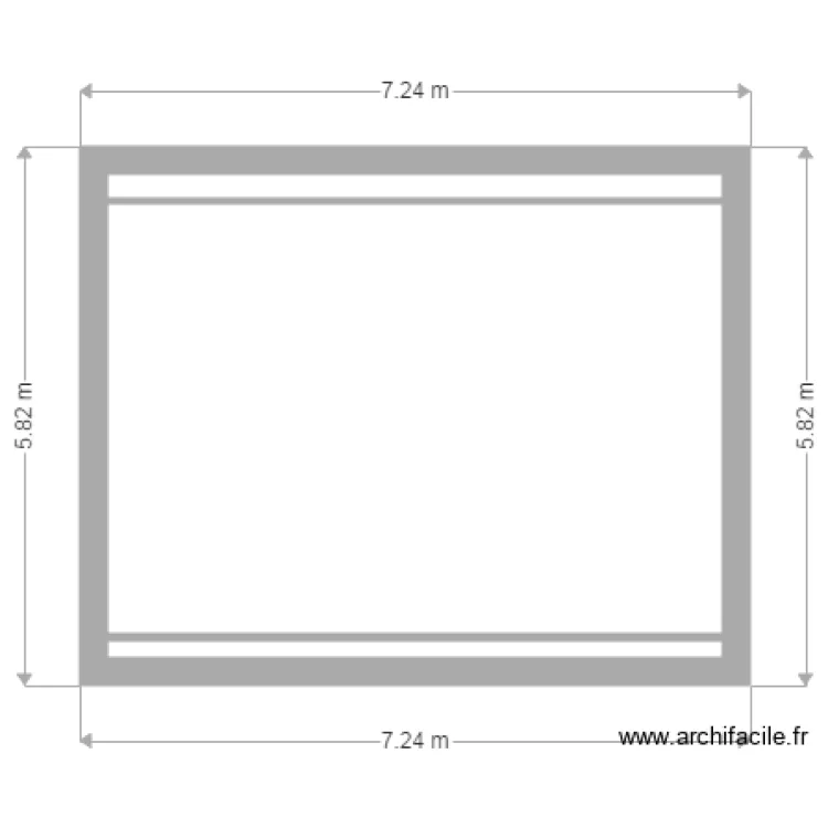 maison smile chambre. Plan de 
