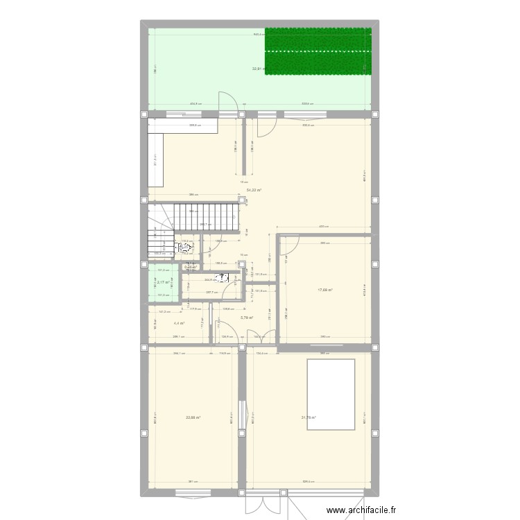 plan1. Plan de 11 pièces et 171 m2