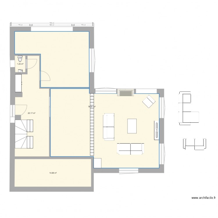cuisine2. Plan de 0 pièce et 0 m2