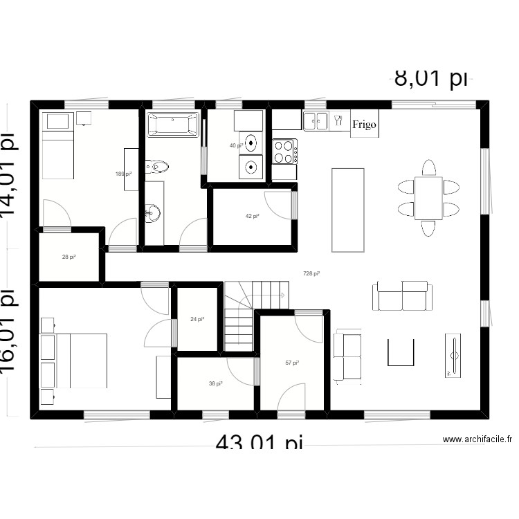 pierre-luc lapointe manhattan 30*43. Plan de 0 pièce et 0 m2