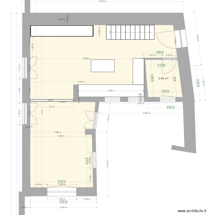 Maison. Plan de 0 pièce et 0 m2