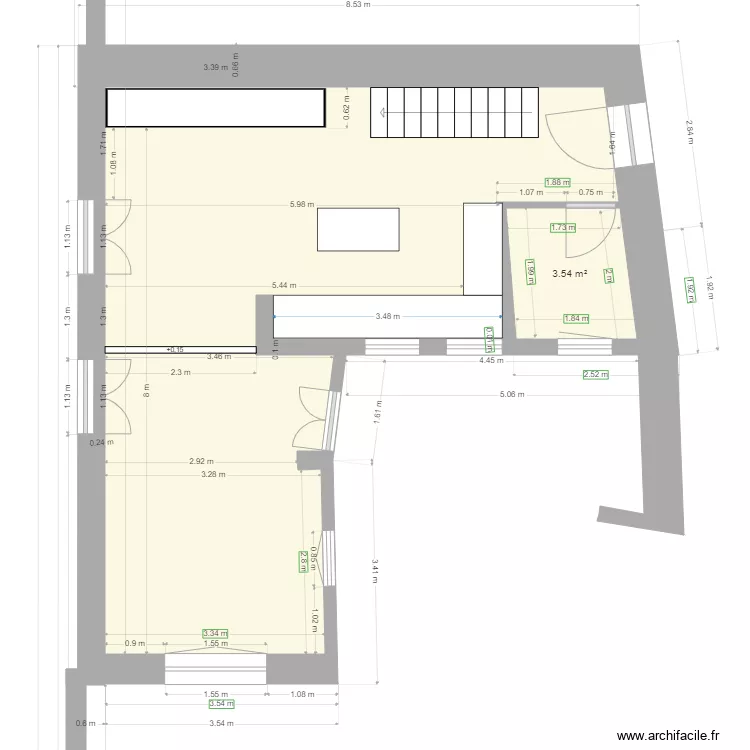 Maison. Plan de 