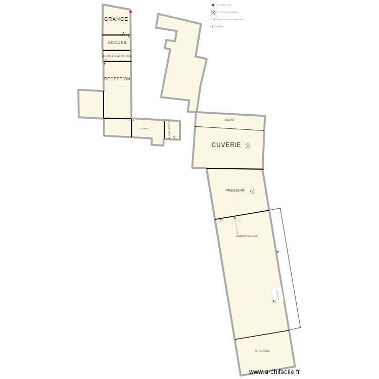 DOMAINE DAVENNE 89 PREHY INTRUSION. Plan de 2 pièces et 1672 m2