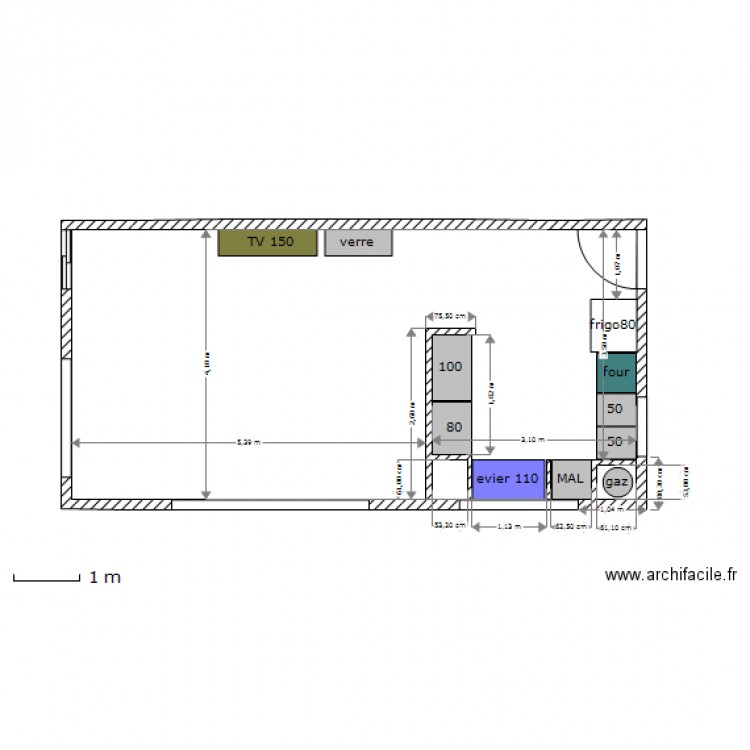 cuisine gilles 1. Plan de 0 pièce et 0 m2