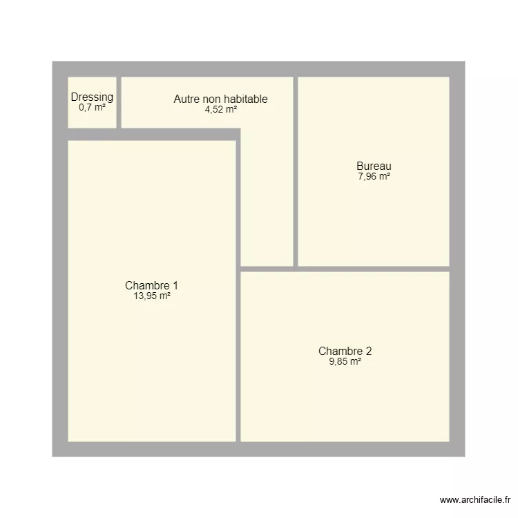 Etage Saint pol. Plan de 