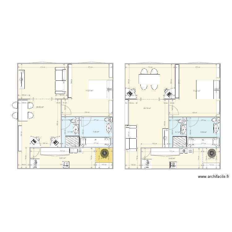 Nouvel appart 3. Plan de 0 pièce et 0 m2