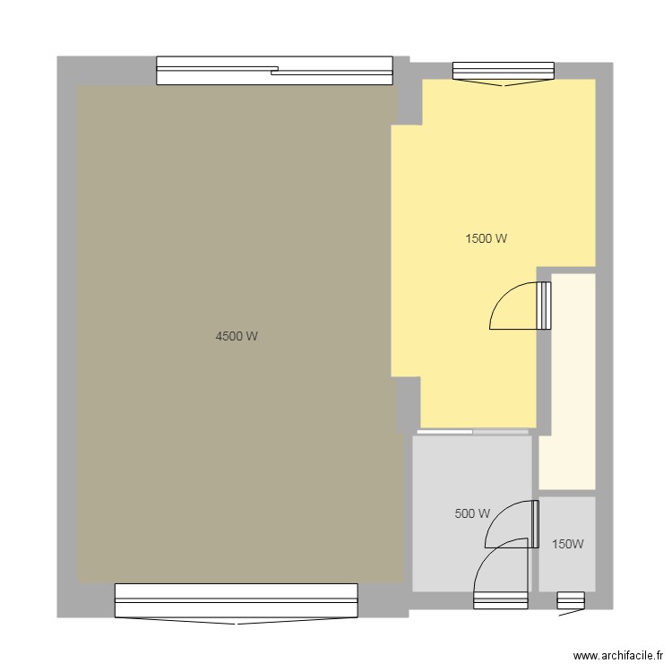 Sin Le Noble RDC Chauffage. Plan de 0 pièce et 0 m2