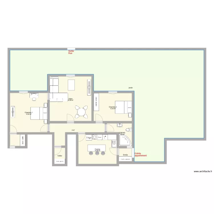 WEISS Marie. Plan de 