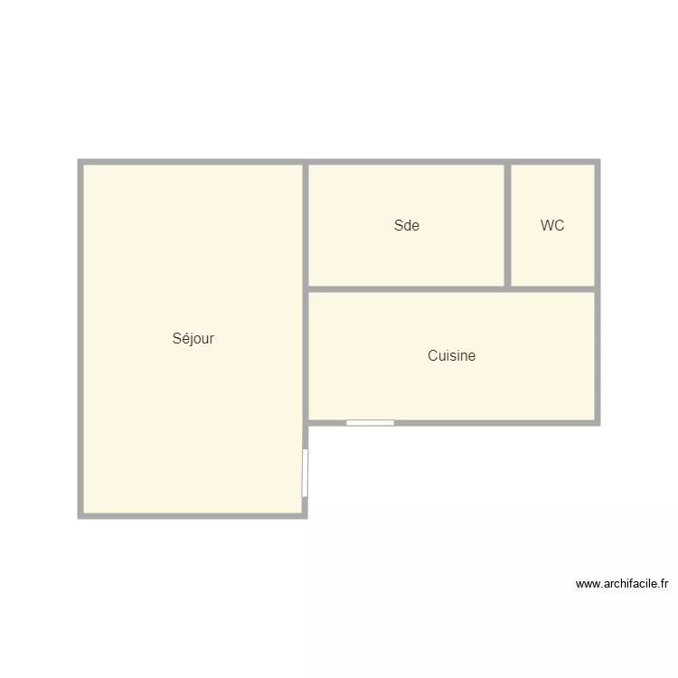 Appartement 1er cour. Plan de Appartement 1er cour. Plan de