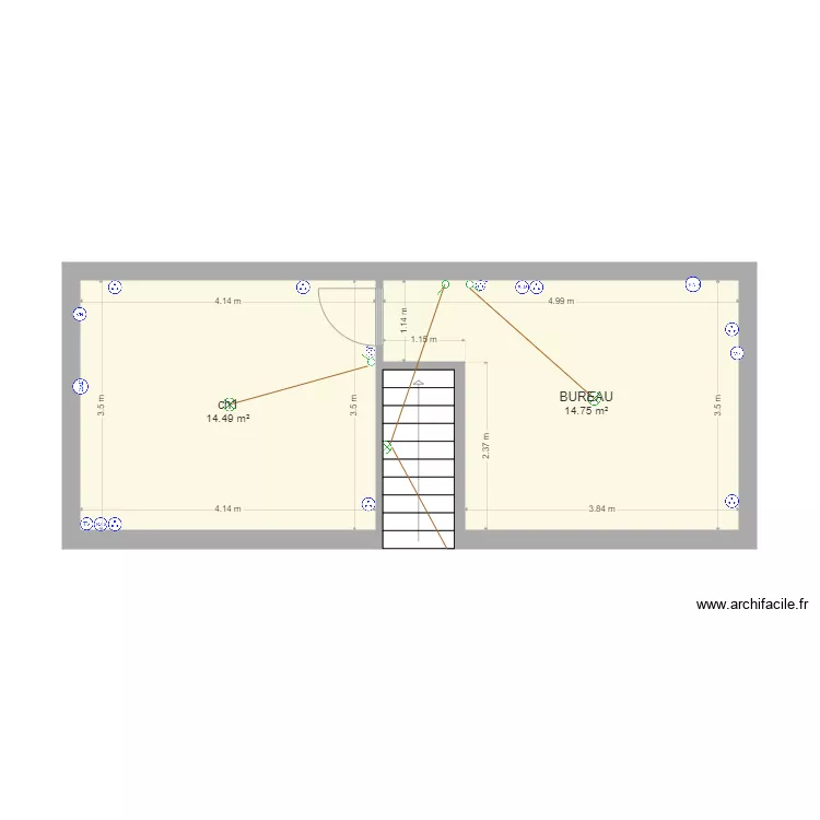 MARINE2ETAGE. Plan de 