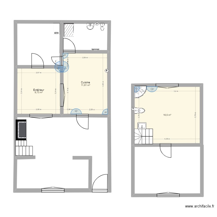 Plan RDC. Plan de 0 pièce et 0 m2
