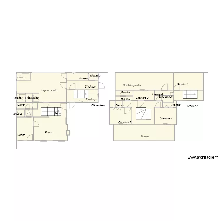 SCI AURELIEN NORMANDIN. Plan de 