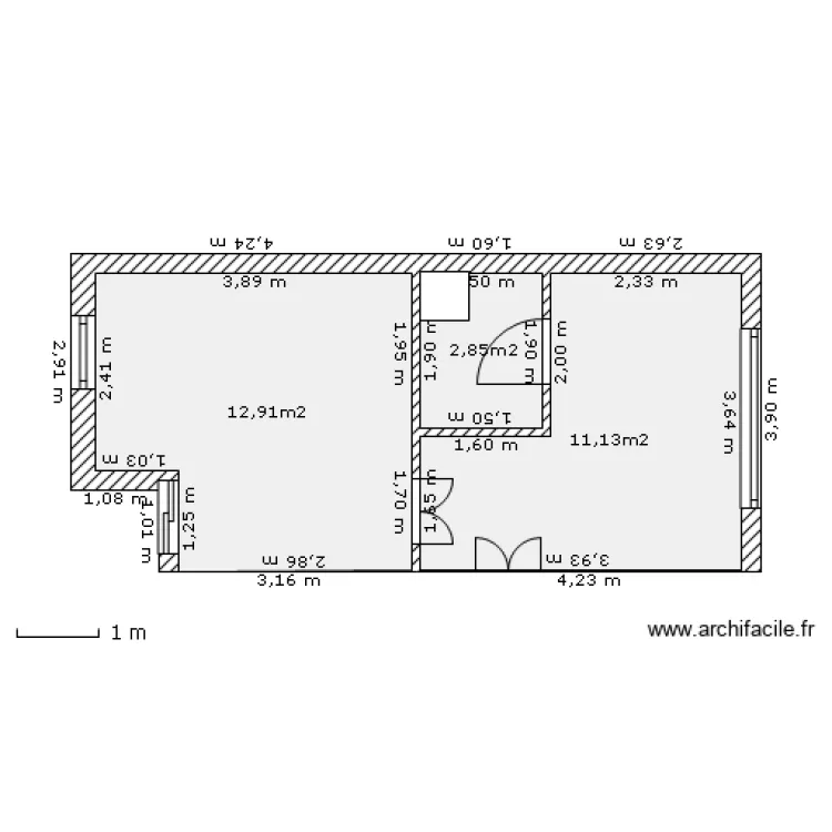 garage. Plan de 