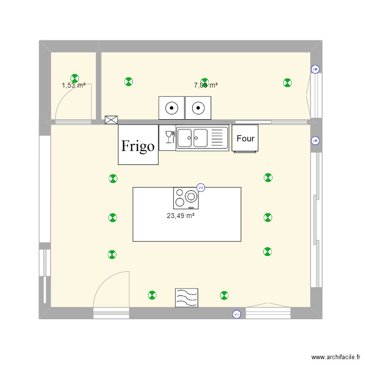 PLAN CUISINE. Plan de 0 pièce et 0 m2