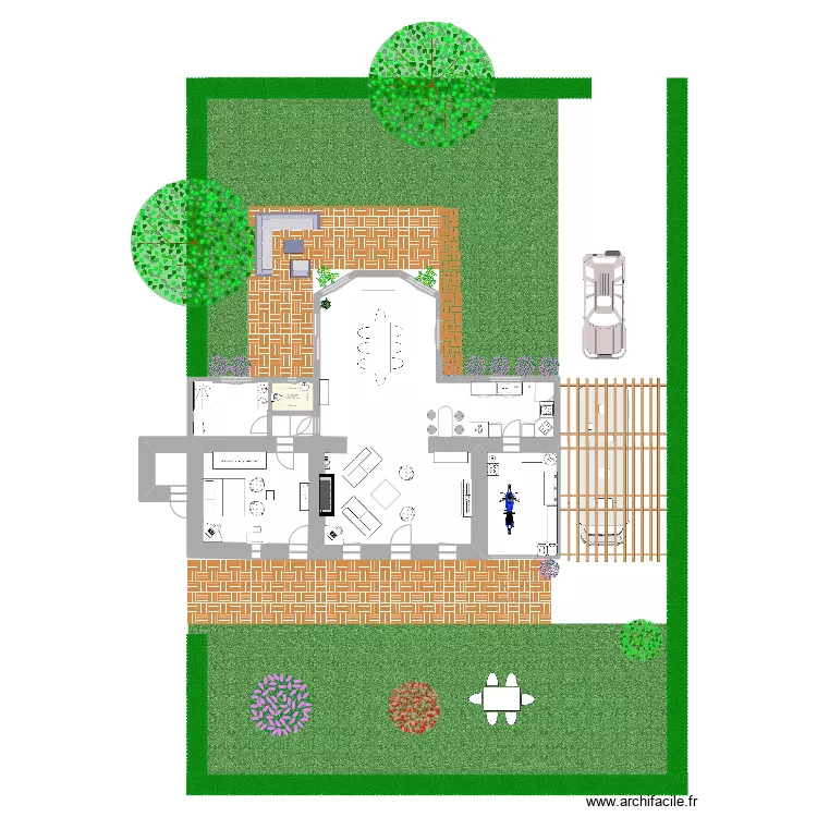 Mescouez bas modifie. Plan de 