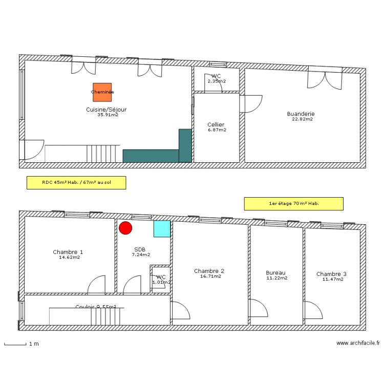 THOLLON. Plan de 0 pièce et 0 m2