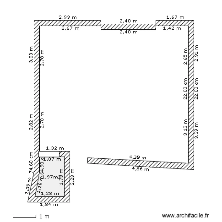 scellerie. Plan de 