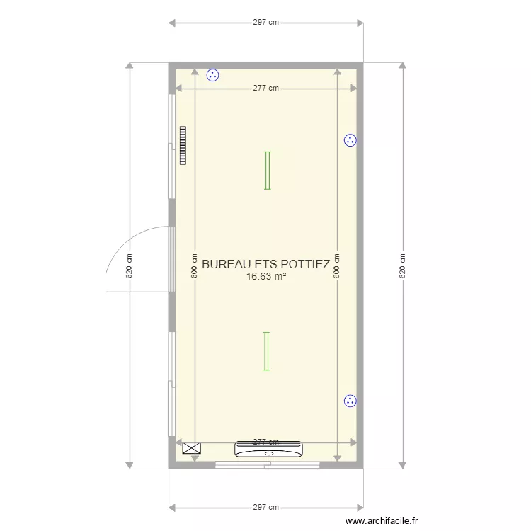 BUREAU ETS POTTIEZ. Plan de BUREAU ETS POTTIEZ. Plan de