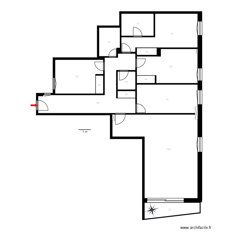 ED INGLA 3 3 ESCALDES. Plan de 18 pièces et 131 m2