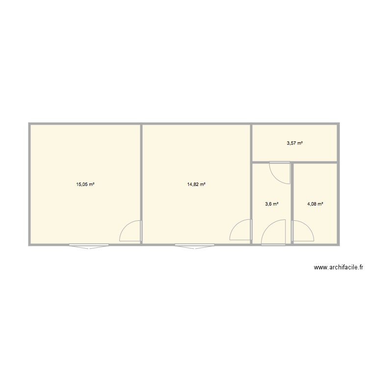 monge. Plan de 0 pièce et 0 m2