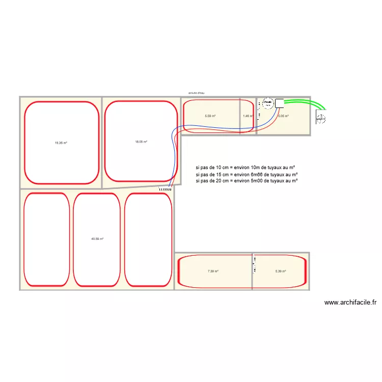 Chereau Emmanuel Conflans Chauffage. Plan de 