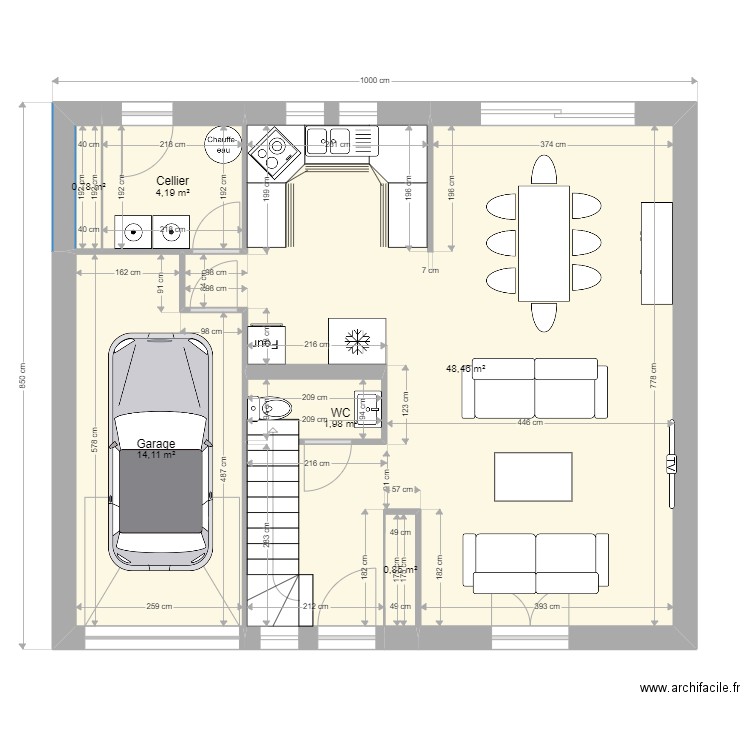 afonso anthony rdc. Plan de 0 pièce et 0 m2