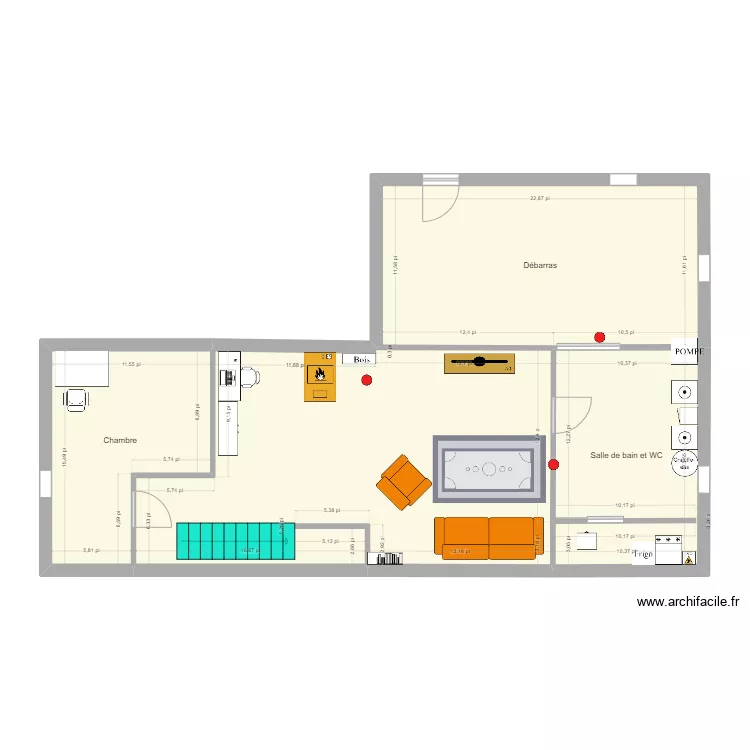 SOUS SOLE. Plan de SOUS SOLE. Plan de