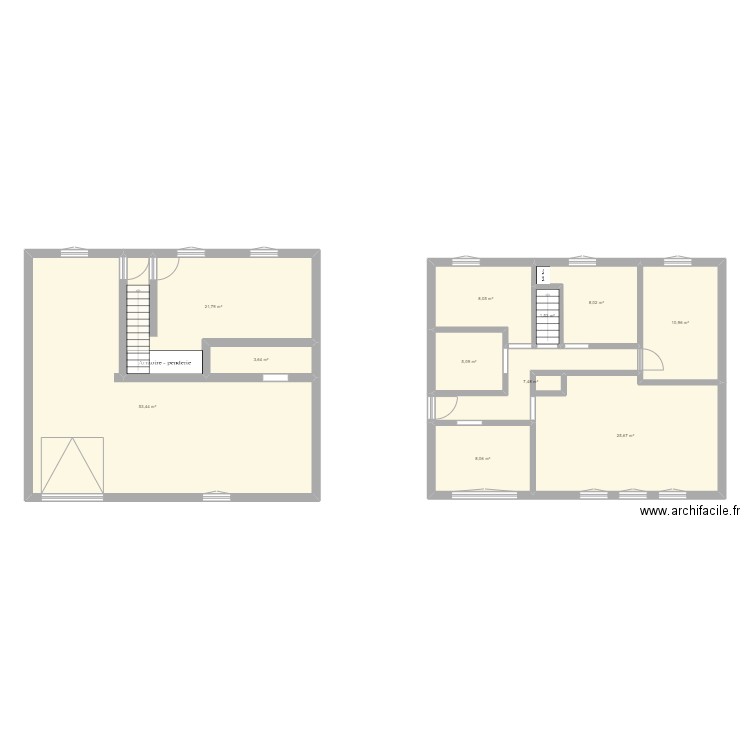 masion. Plan de 0 pièce et 0 m2