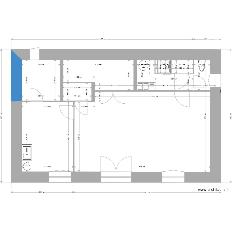 Presbytère. Plan de 0 pièce et 0 m2