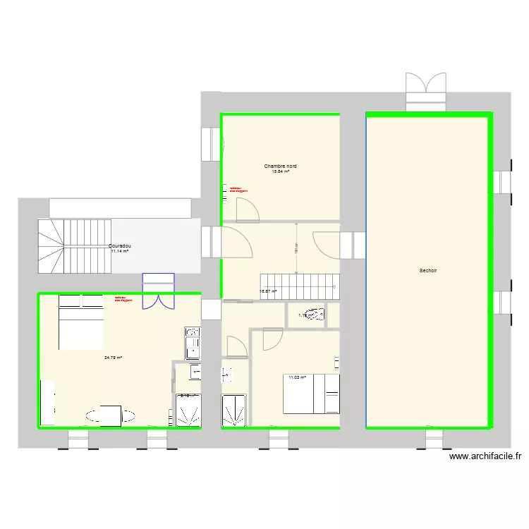 Rocles 1er V21ter06 2019. Plan de 