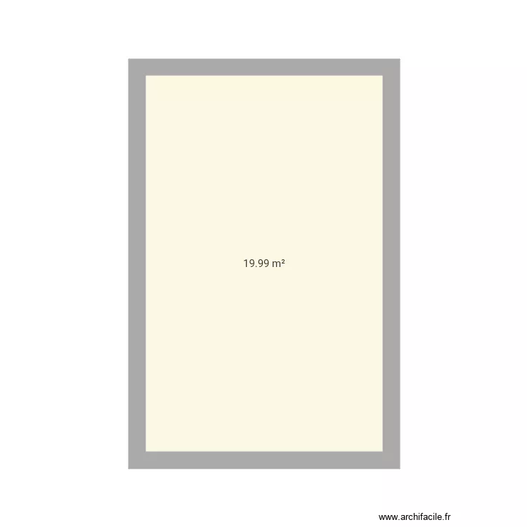 Abri de jardin . Plan de 