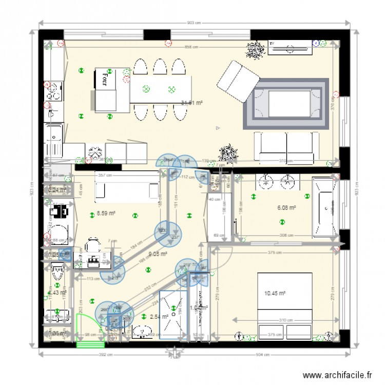 Projet 306. Plan de 0 pièce et 0 m2